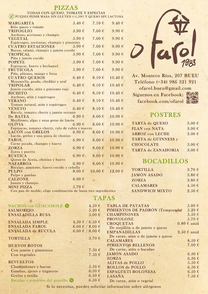 Menü_O Farol Bar • Bueu_Bueu_Bild_3