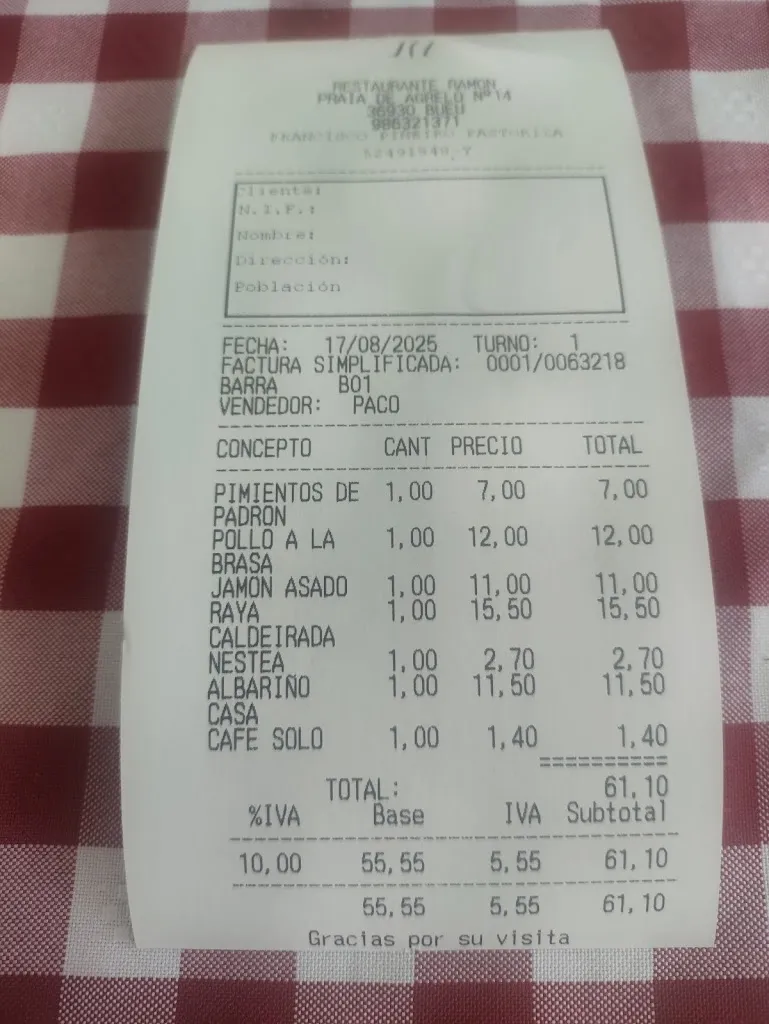 Israel Fdez_Restaurante Churrasquería Ramón_Bueu_review