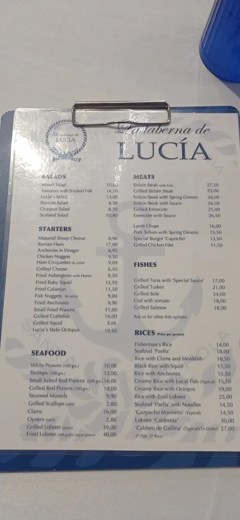 Menu_La taberna de Lucia_Santa Pola_image_3