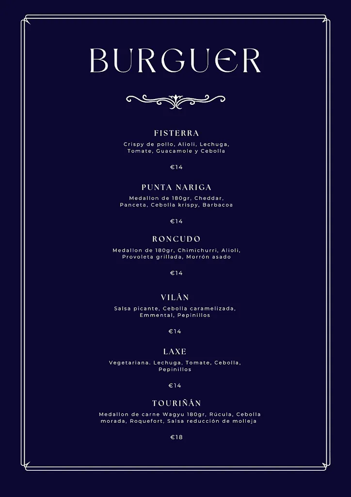 Menu_Julian's_Cabana de Bergantiños_immagine_1