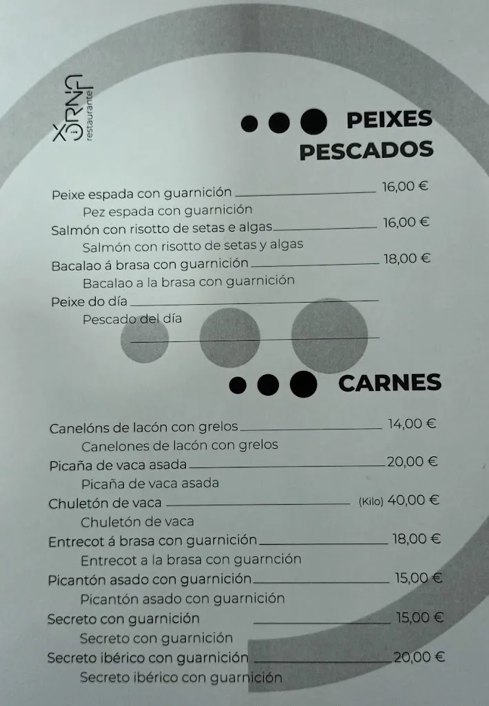 Menu_Restaurante Xorna_Illa de Arousa A_immagine_1