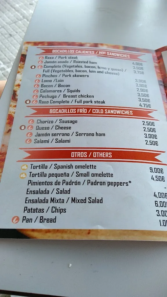 Menu_Bar O Porto_Illa de Arousa A_image_3