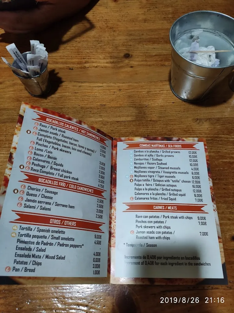 Menu_Bar O Porto_Illa de Arousa A_image_4