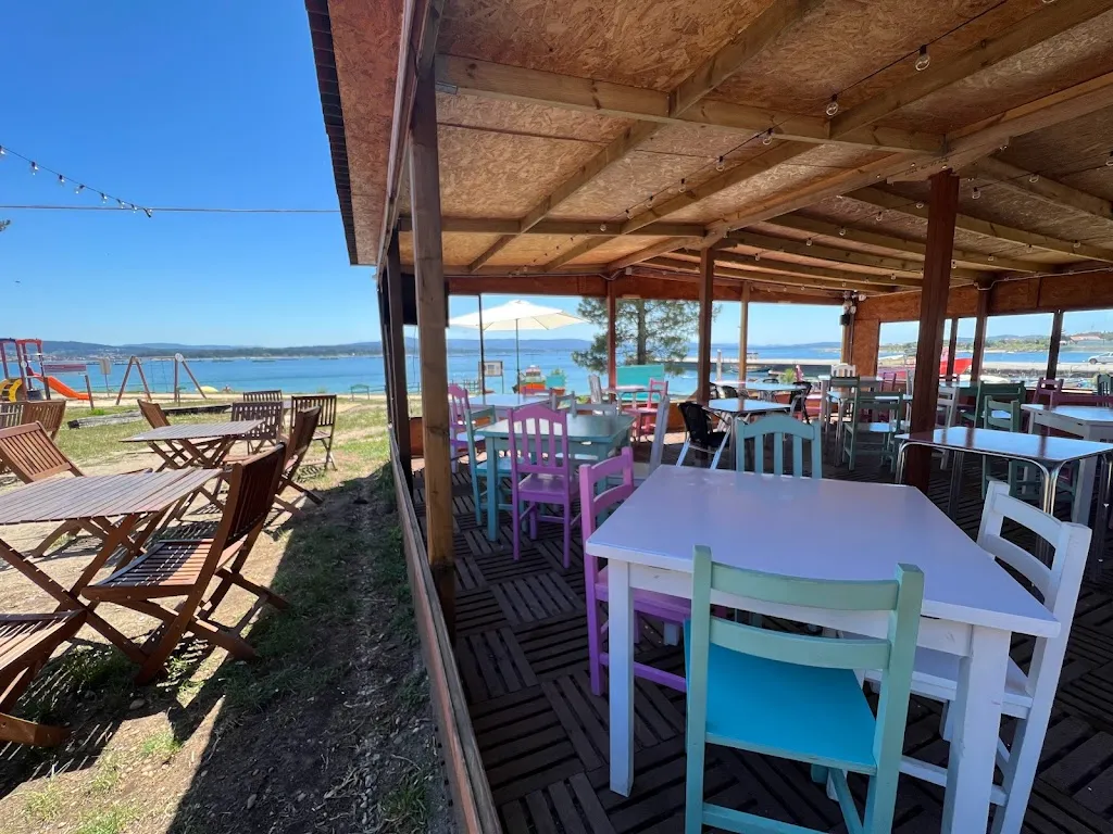 A boa vida chiringuito restaurant in Illa de Arousa A