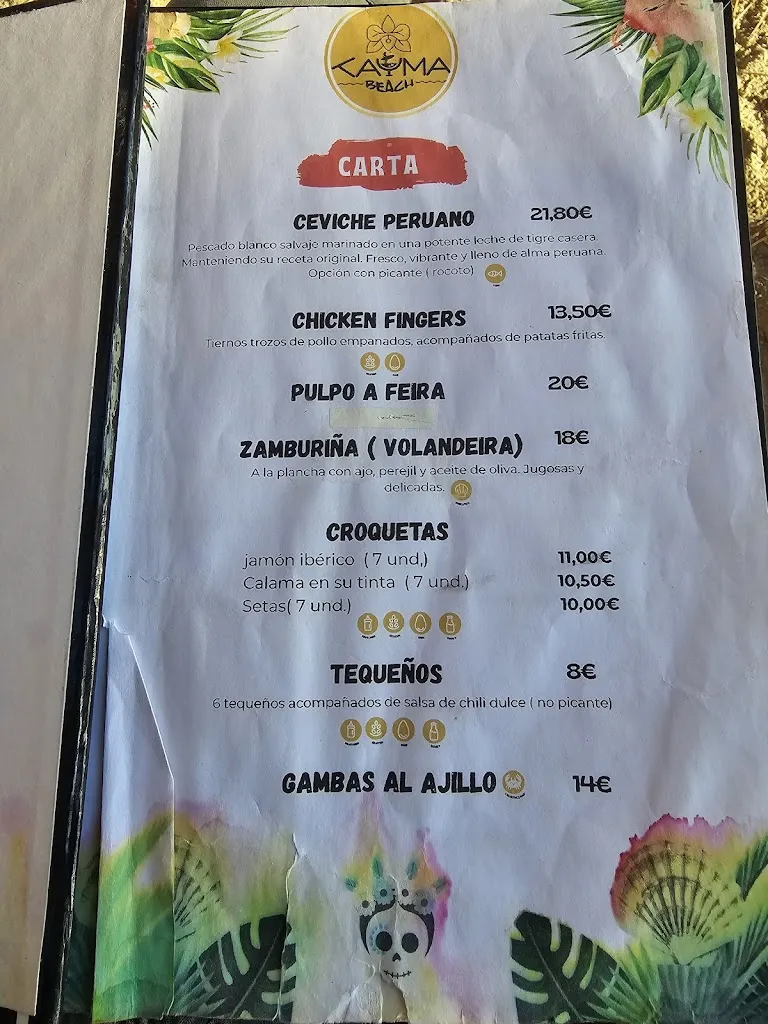 Menu_Kayma Beach Club_Illa de Arousa A_immagine_1