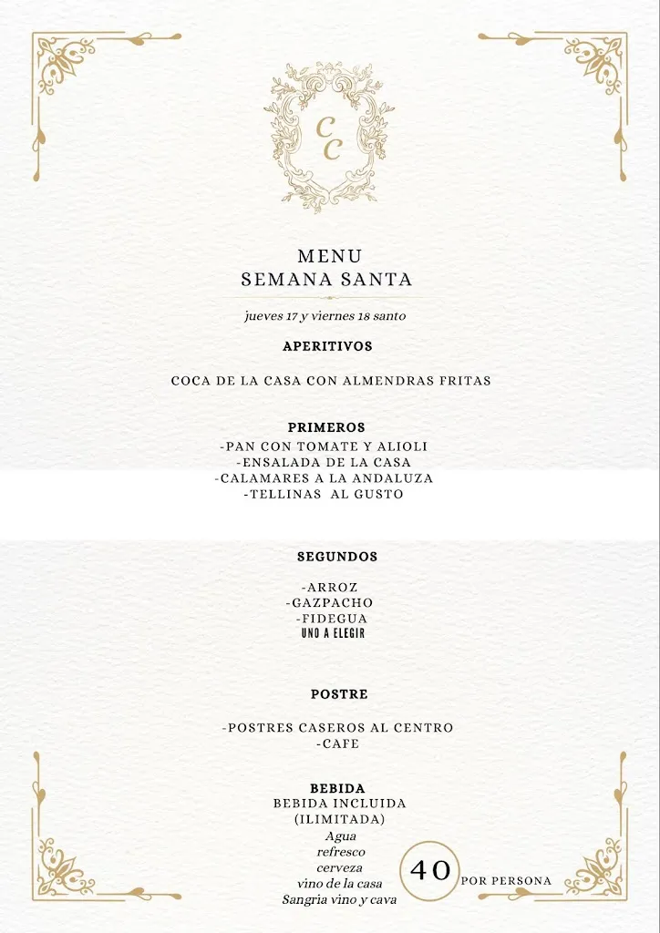 Menu_Restaurante Casa Coco_Santa Pola_immagine_1