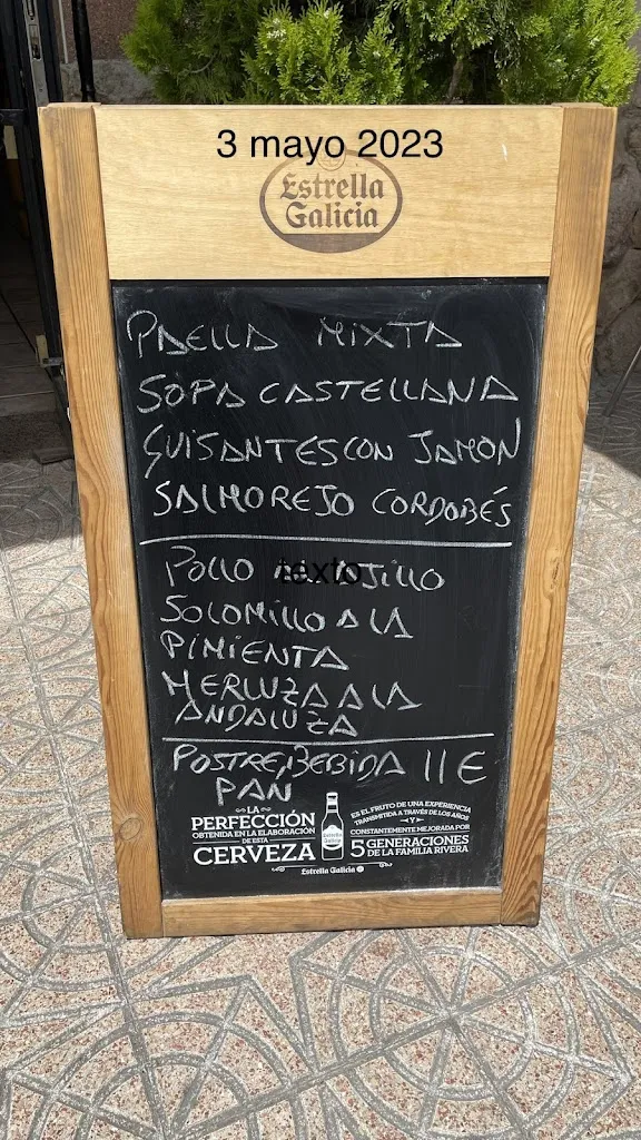 Menu_Bar Restaurante La Moraña_Moraña_image_1