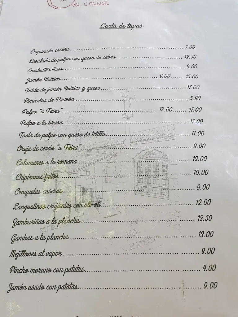 Menü_O Muiño Da Chanca_Meaño_Bild_3