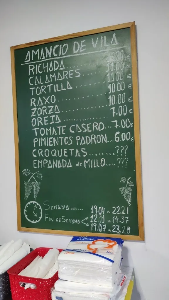 Menu_Furancho Amancio de Vila_Meaño_image_1