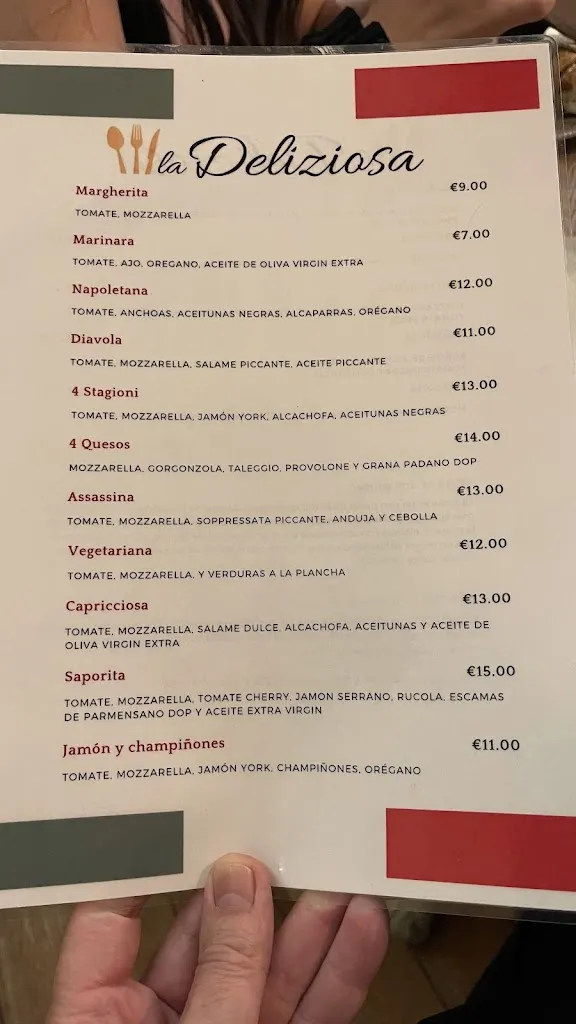 Menu_Ristorante Pinseria La Deliziosa_Santa Pola_image_2