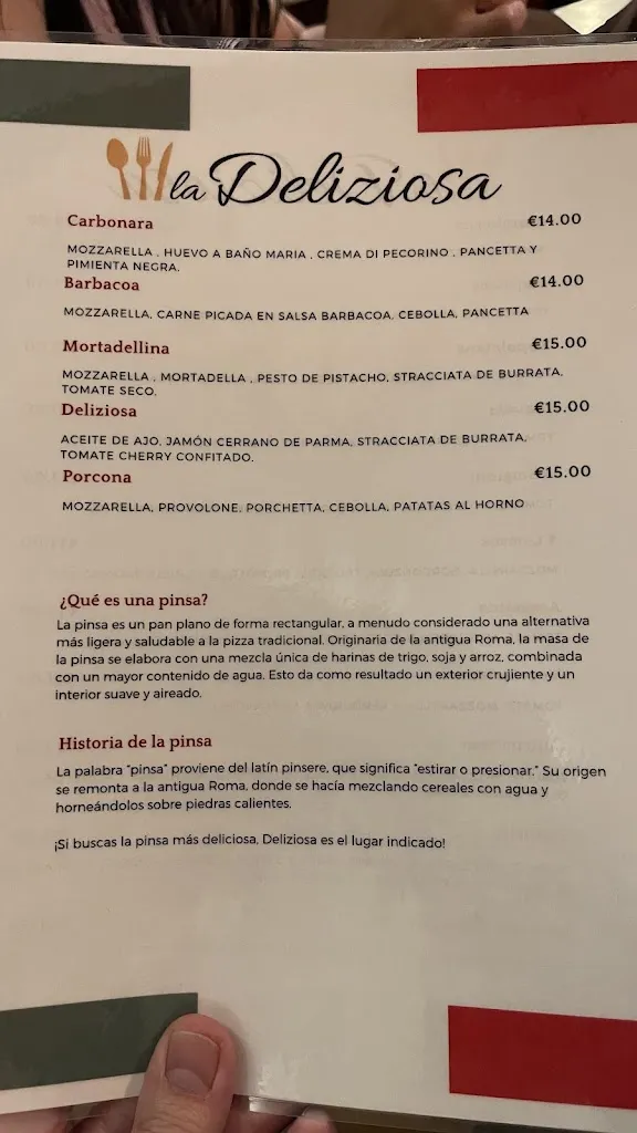 Menu_Ristorante Pinseria La Deliziosa_Santa Pola_image_4