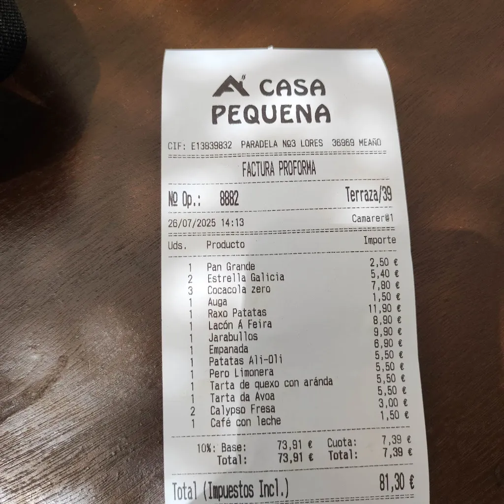 Roberto Perez_Restaurante A Casa Pequena_Meaño_review