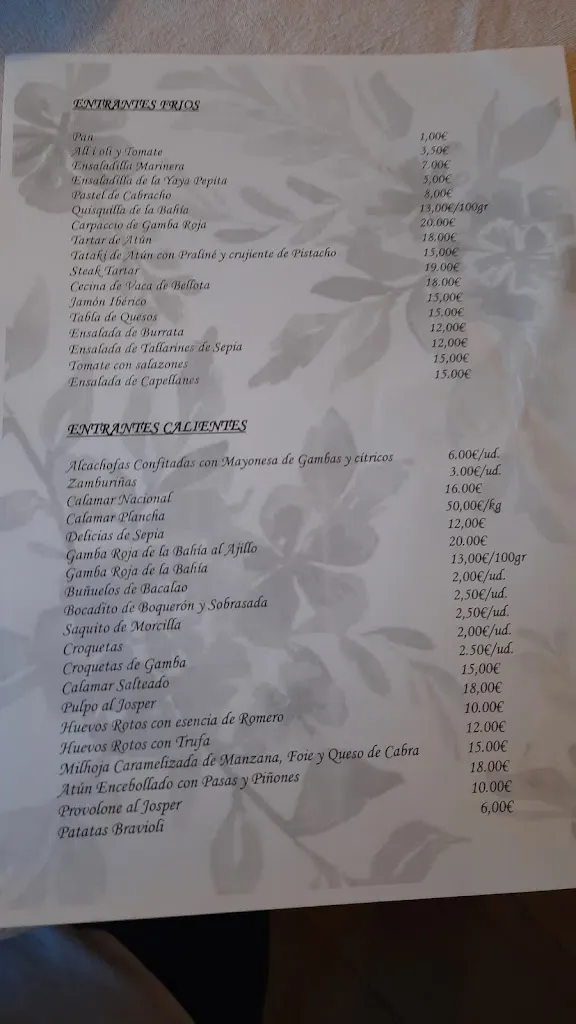 Menu_Vaig a Dite Restaurant_Santa Pola_image_1