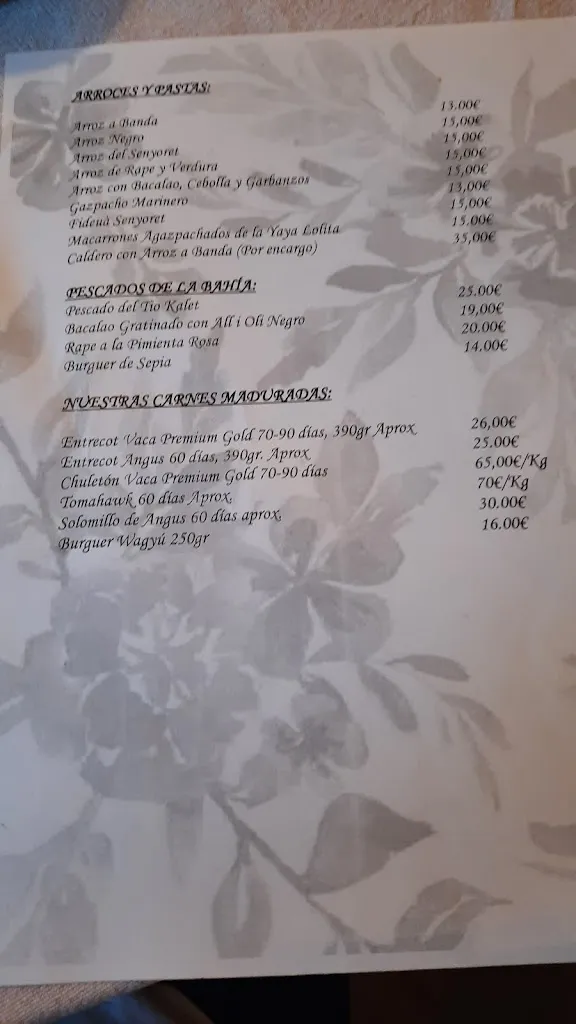 Menu_Vaig a Dite Restaurant_Santa Pola_image_2