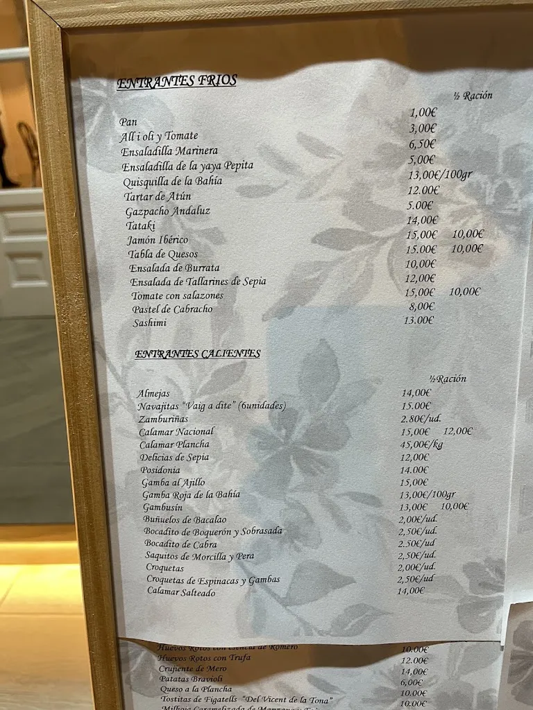 Menu_Vaig a Dite Restaurant_Santa Pola_image_3