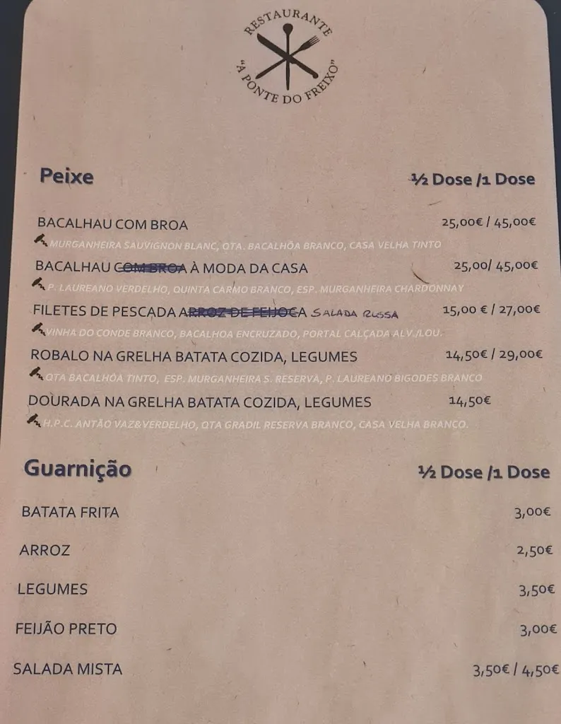 Menu_A Ponte do Freixo_Gondomar_immagine_1