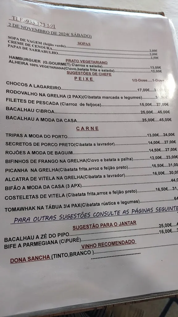 Menu_A Ponte do Freixo_Gondomar_immagine_2