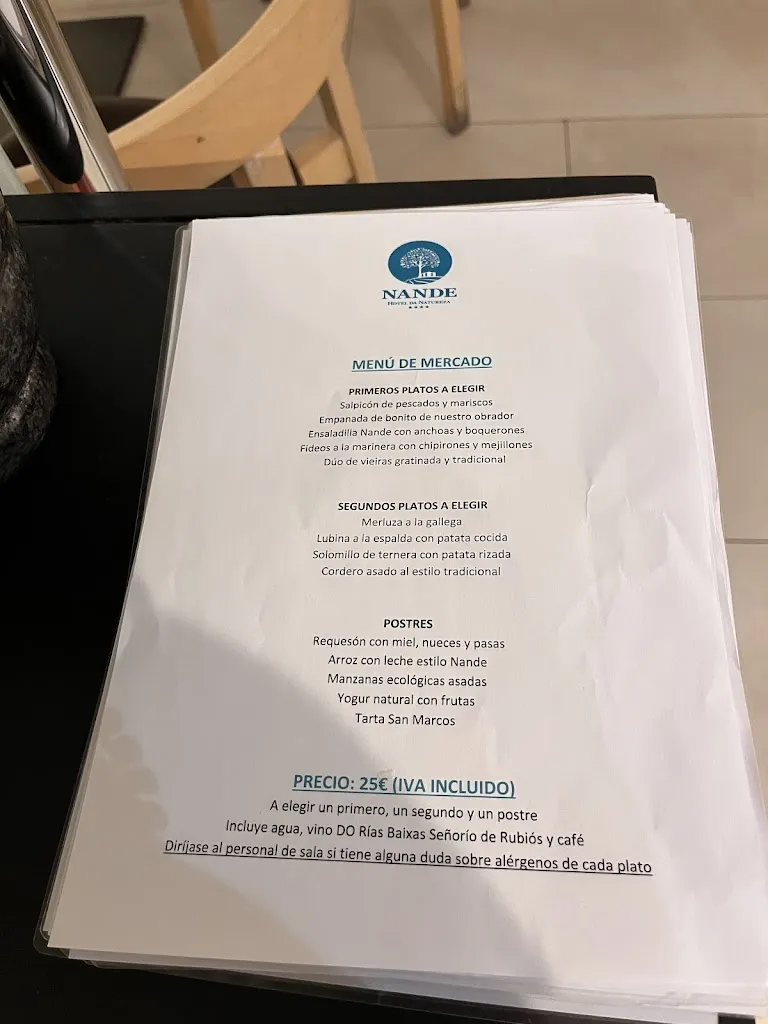 Menu_Restaurante Nande (Horta e Viño)_Neves As_image_1