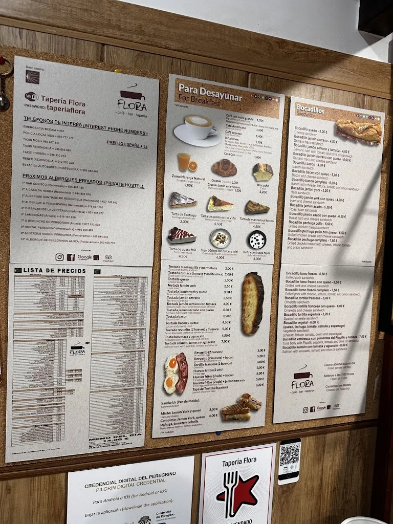 Menu_Bar restaurante Tapería Flora_Mos_image_2