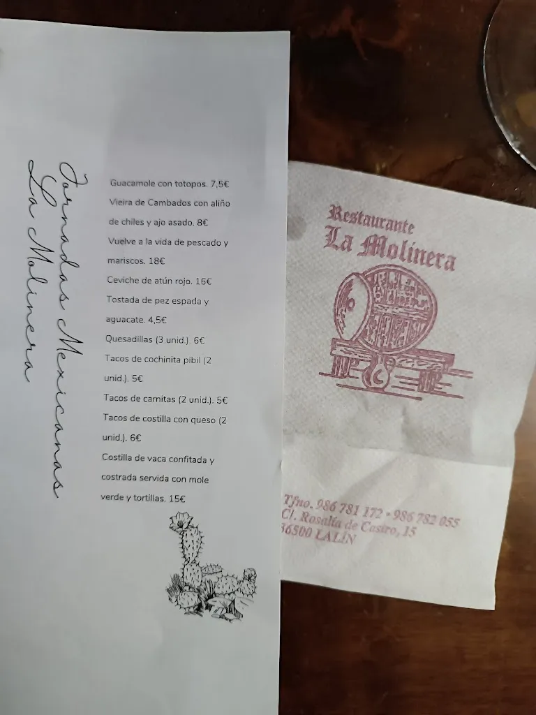 Menu_Restaurante La Molinera Lalín_Lalín_image_3