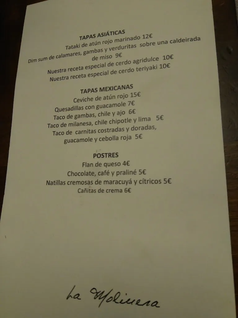 Menu_Restaurante La Molinera Lalín_Lalín_image_4