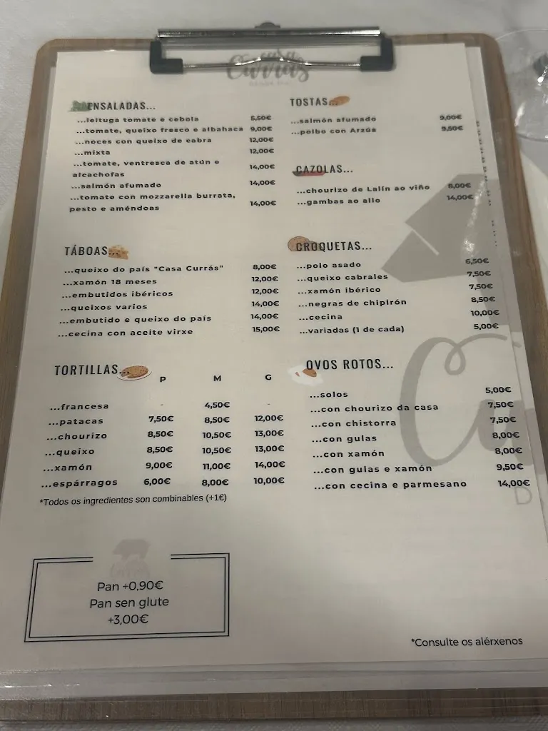 Menu_Casa Currás (Calle Rosalia)_Lalín_image_1