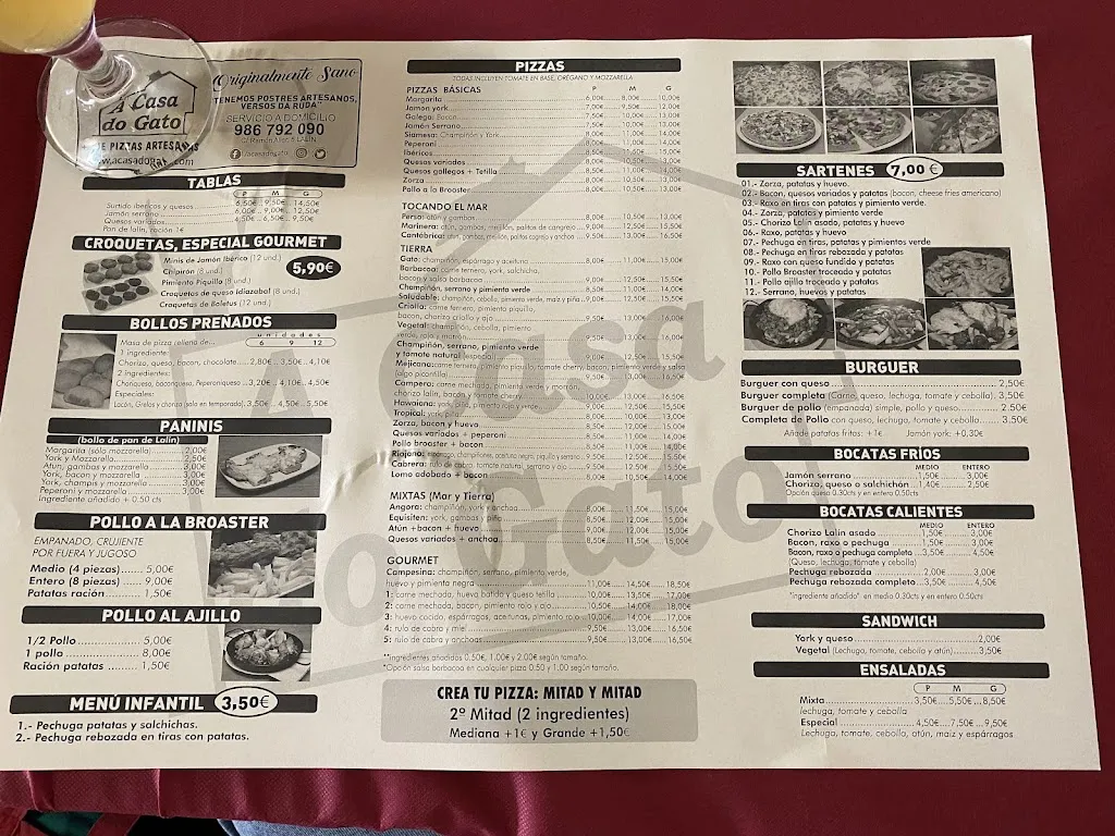 A Casa do Gato_Lalín_menu_image_1