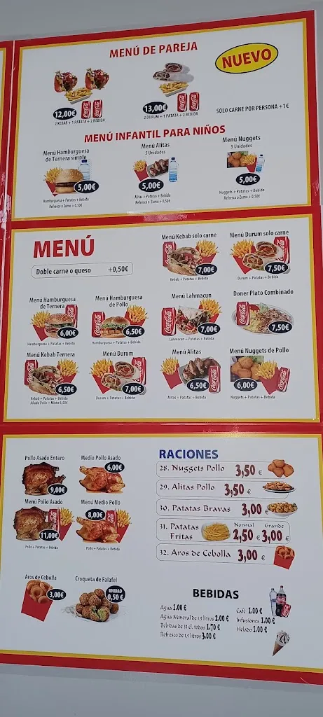 Menu_BEST DONER KEBAB CENTRO COMERCIAL PONTIÑAS_Lalín_image_4