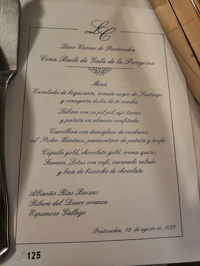 Menu_Liceo Casino  Pontevedra_Poio_image_1