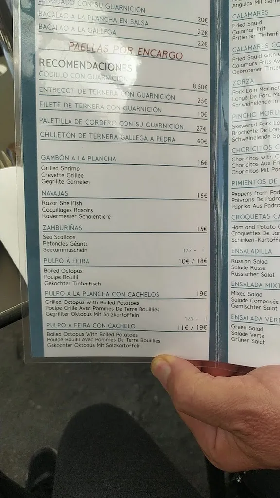 Menu_Bar Casa do Pescador_Cabana de Bergantiños_image_2