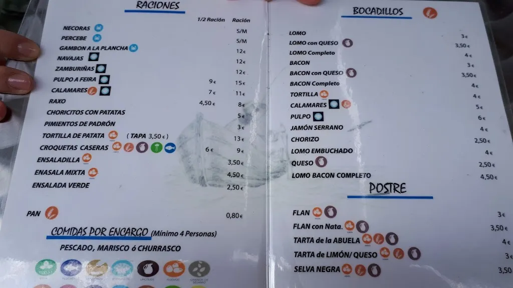Menu_Bar Casa do Pescador_Cabana de Bergantiños_image_4