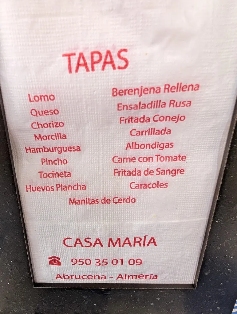 Menu_Bar De María_Abrucena_image_2