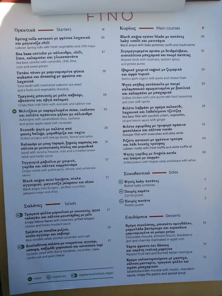 Menu_Fino Greek Taverna Santorini_Oia_image_3