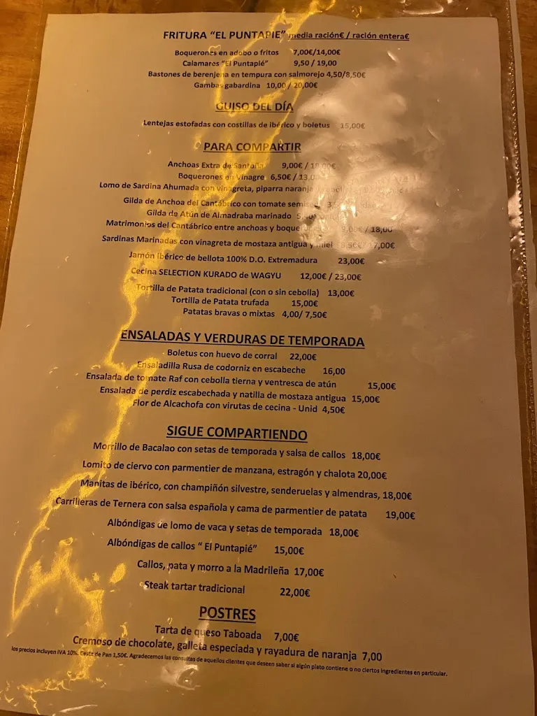 Menu_El Puntapié Bodegón_Portas_image_3