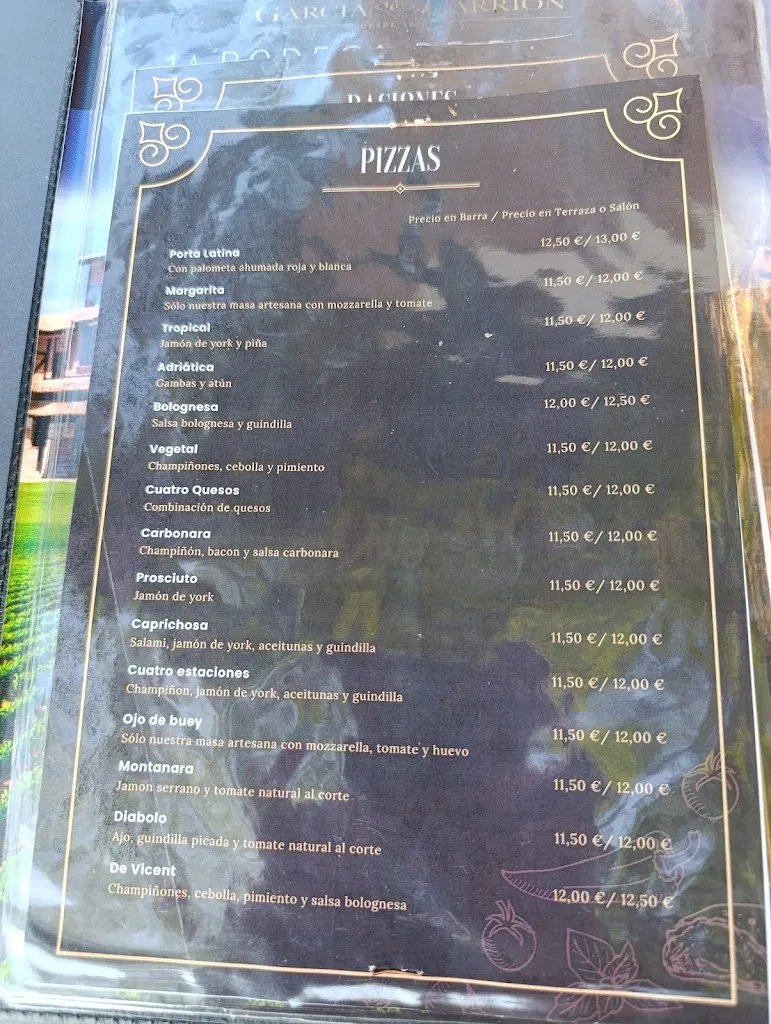 Menu_Restaurante-Pizzería Porta Latina_Portas_image_1