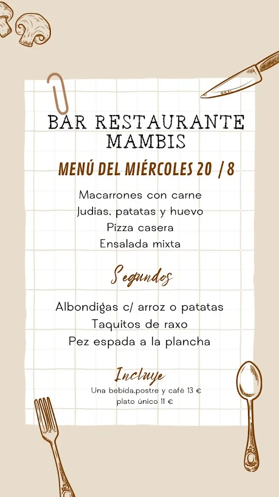 Menu_Bar Restaurante Mambís_Pontecesures_image_1