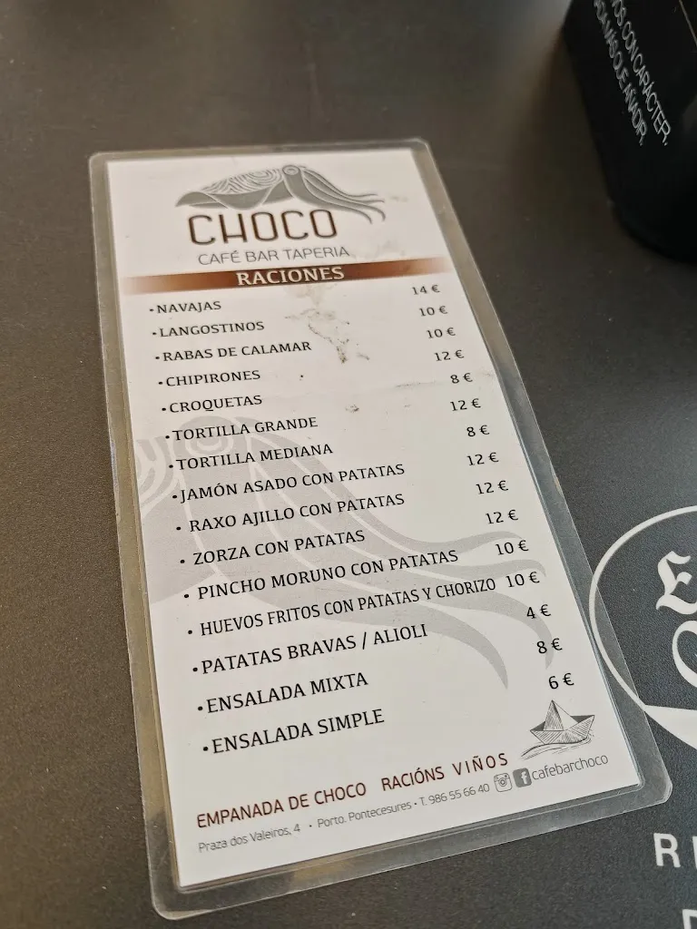 Menu_Bar Choco_Pontecesures_image_2