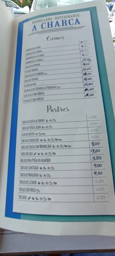 Menu_Parrillada restaurante A Charca_Pontecesures_image_1