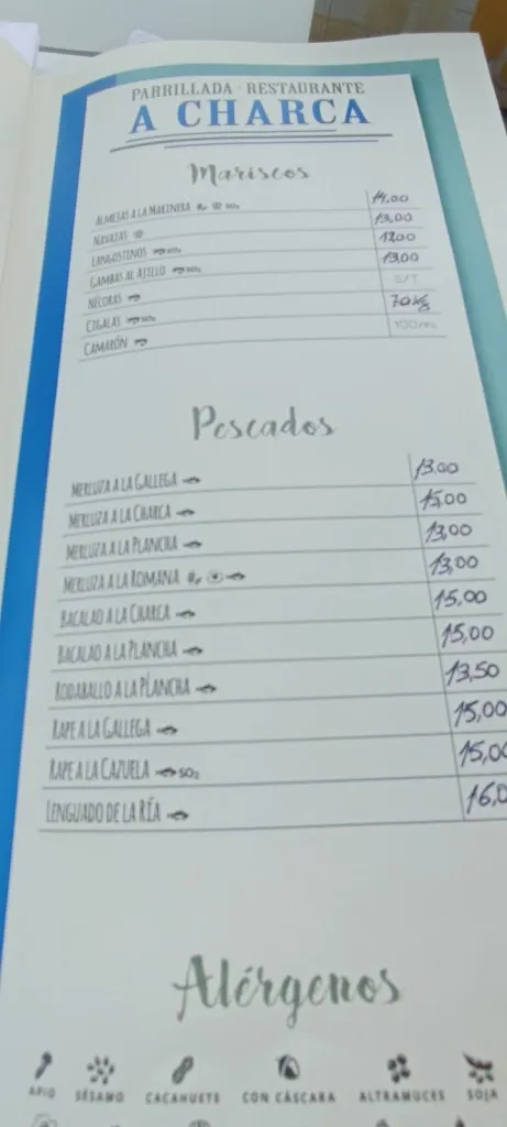 Menu_Parrillada restaurante A Charca_Pontecesures_image_2
