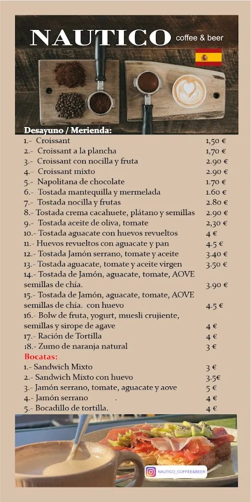 Menu_Náutico Coffee&Beer_Ribadumia_image_1