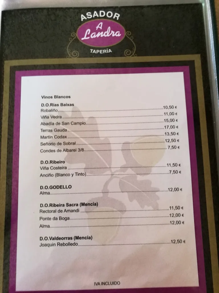 Menu_Asador A Landra_Nigrán_image_1