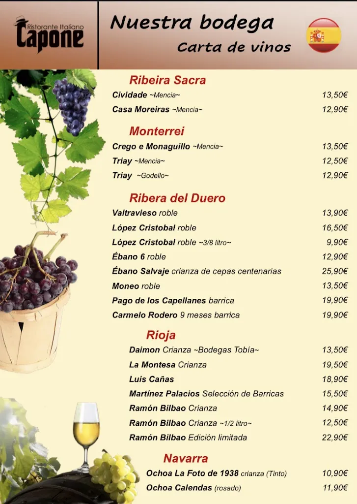 Menu_Ristorante Capone_Nigrán_image_1