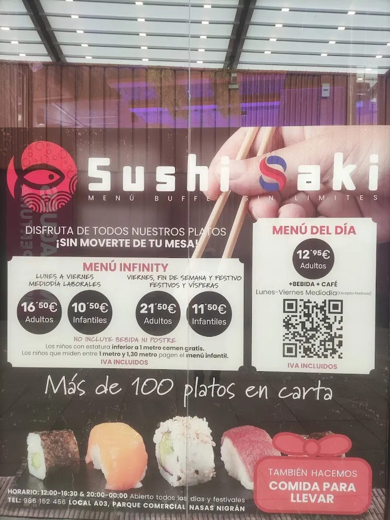 Menu_Restaurate Sushi Saki Buffet Cart_Nigrán_immagine_2