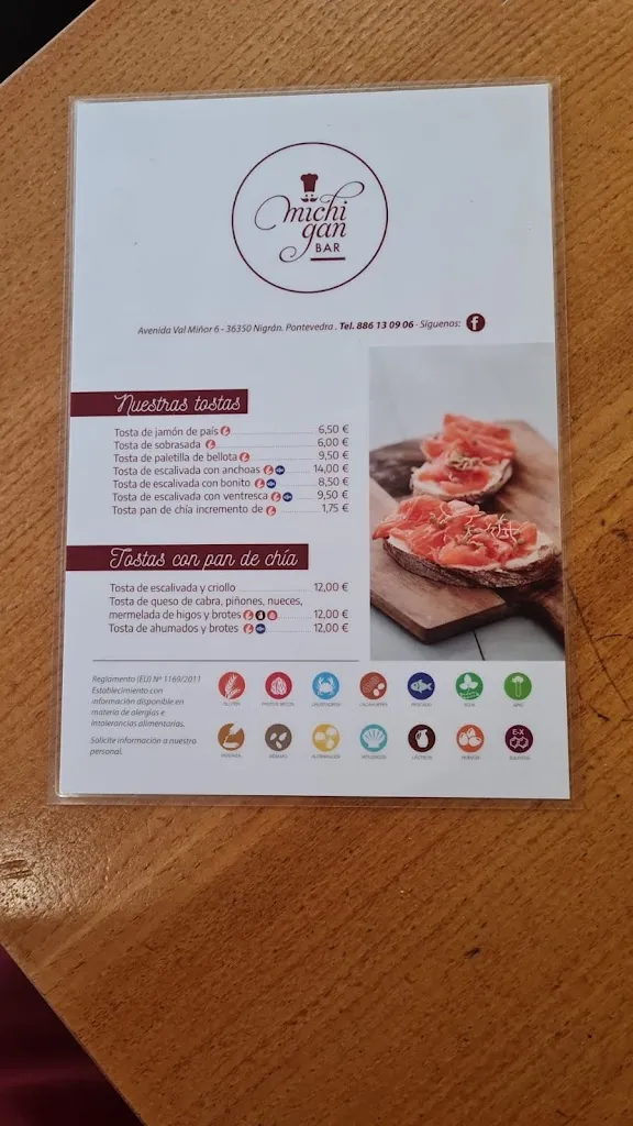 Menü_Bar Michigan_Nigrán_Bild_2