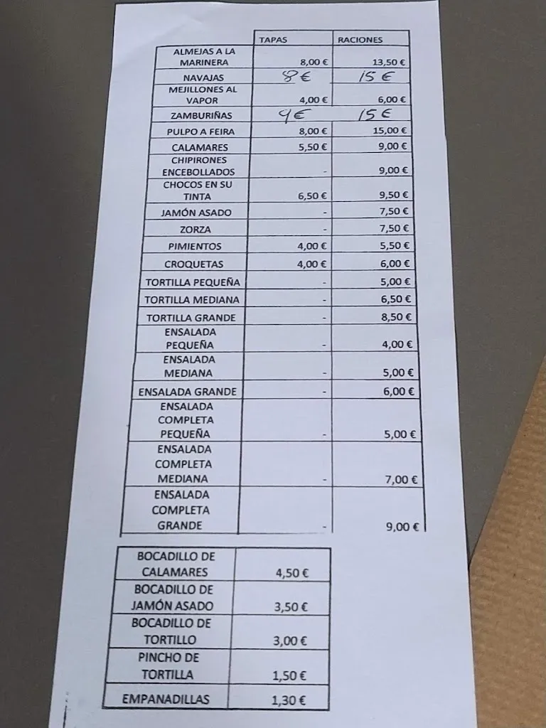 Menu_Restaurante Playa De Abra_Nigrán_image_2