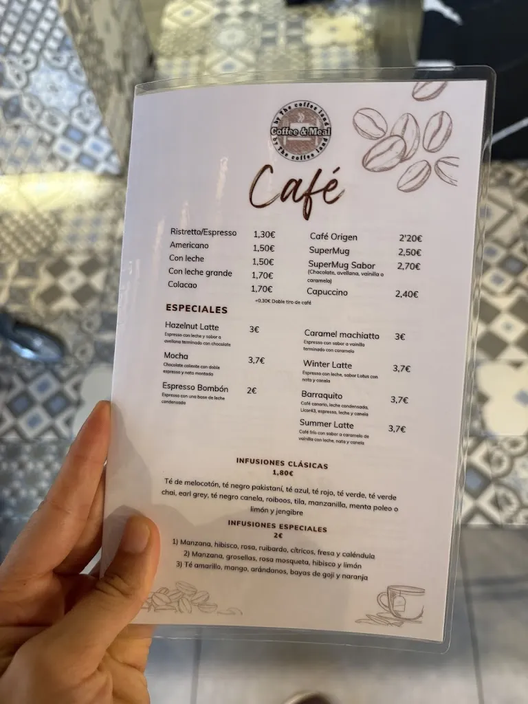 Menu_Coffee & meal By The Coffee Land_Nigrán_image_1