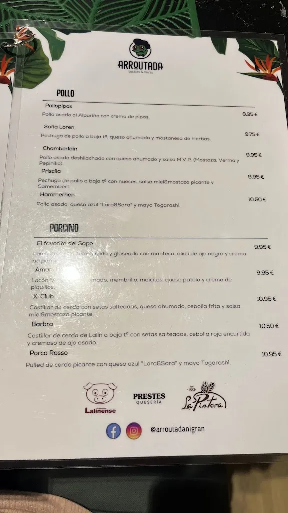 Menu_Arroutada Bocatería Artesanal_Nigrán_immagine_2