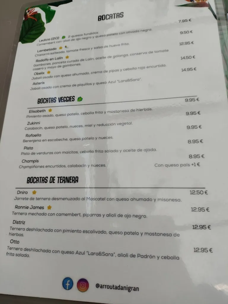 Menu_Arroutada Bocatería Artesanal_Nigrán_immagine_4