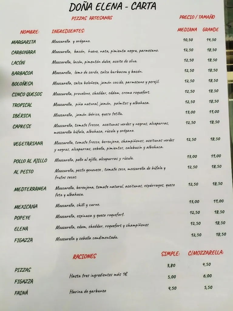 Pizzeria Doña Elena_Nigrán_menu_image_1