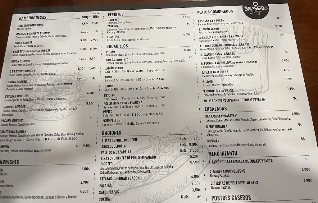 Menu_O Braseiro Burger_Ponteareas_immagine_3